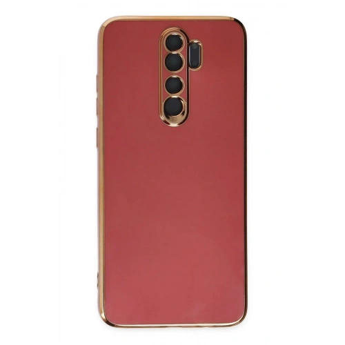 Mey İthalat®   Redmi Note 8 Pro Kılıf Volet Silikon - Kırmızı