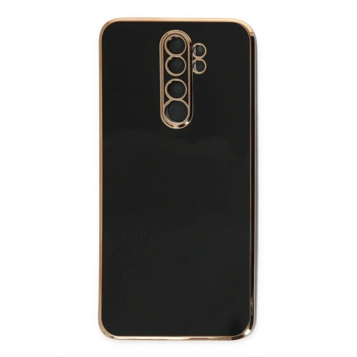 Mey İthalat®   Redmi Note 8 Pro Kılıf Volet Silikon - Siyah