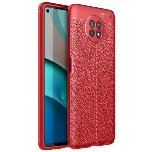 Mey İthalat®   Redmi Note 9 5G Kılıf Auto Focus Kapak - Kırmızı