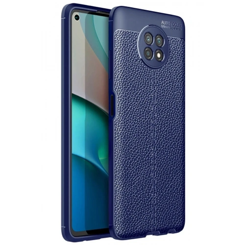 Mey İthalat®   Redmi Note 9 5G Kılıf Auto Focus Kapak - Lacivert