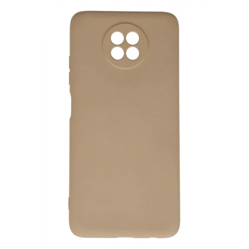 Mey İthalat®   Redmi Note 9 5G Kılıf Nano içi Kadife Silikon - Bej