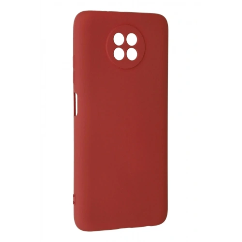 Mey İthalat®   Redmi Note 9 5G Kılıf Nano içi Kadife Silikon - Kiremit