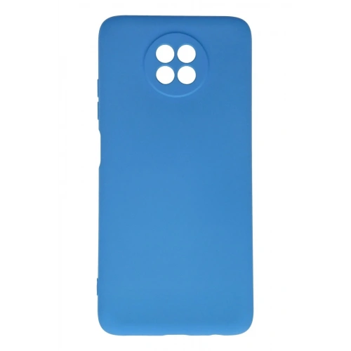 Mey İthalat®   Redmi Note 9 5G Kılıf Nano içi Kadife Silikon - Mavi