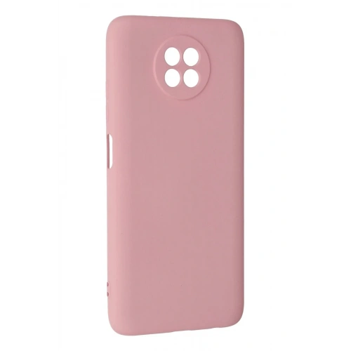 Mey İthalat®   Redmi Note 9 5G Kılıf Nano içi Kadife Silikon - Pembe