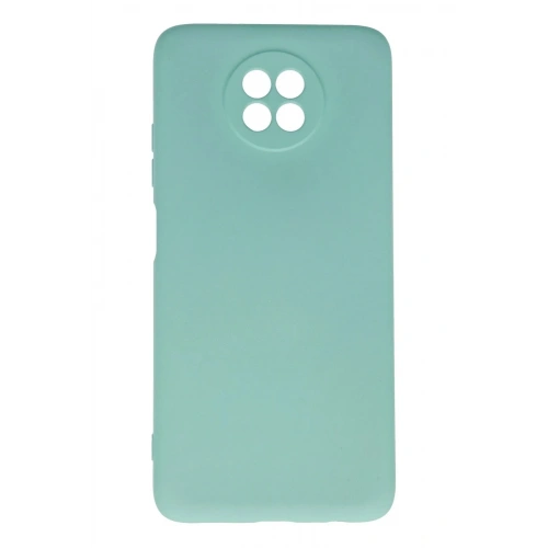 Mey İthalat®   Redmi Note 9 5G Kılıf Nano içi Kadife Silikon - Turkuaz