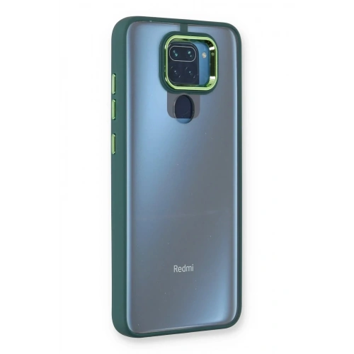 Mey İthalat®   Redmi Note 9 Kılıf Dora Kapak - Haki Yeşil