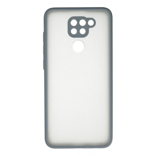 Mey İthalat®   Redmi Note 9 Kılıf Montreal Silikon Kapak - Gri