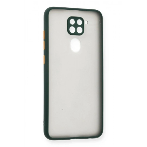 Mey İthalat®   Redmi Note 9 Kılıf Montreal Silikon Kapak - Yeşil
