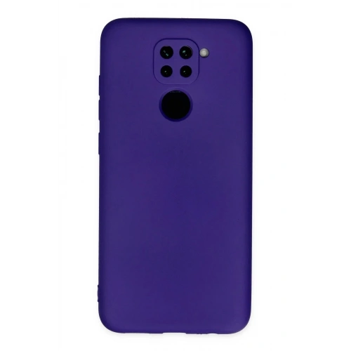 Mey İthalat®   Redmi Note 9 Kılıf Nano içi Kadife Silikon - Mor