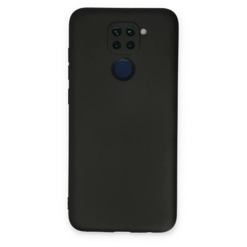 Mey İthalat®   Redmi Note 9 Kılıf Nano içi Kadife Silikon - Siyah