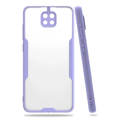 Mey İthalat®   Redmi Note 9 Kılıf Platin Silikon - Lila