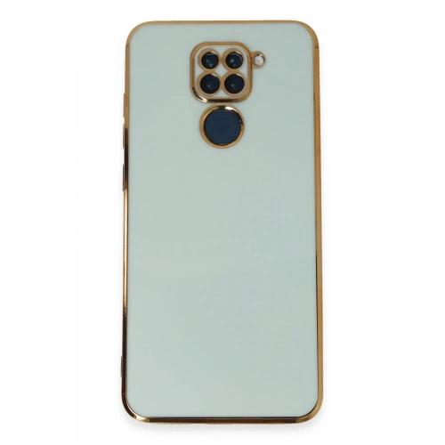 Mey İthalat®   Redmi Note 9 Kılıf Volet Silikon - Açık Yeşil
