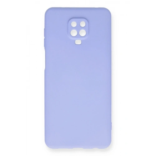 Mey İthalat®   Redmi Note 9 Pro Kılıf Nano içi Kadife Silikon - Lila