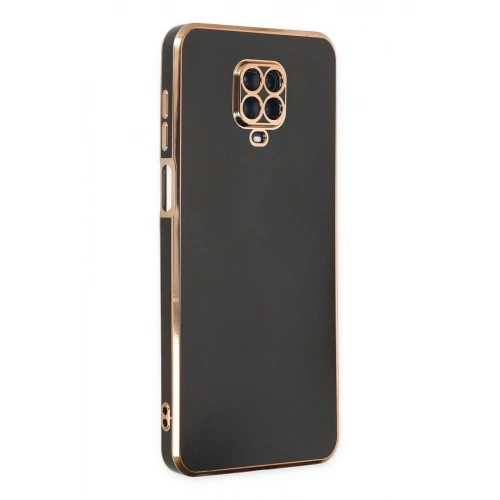 Mey İthalat®   Redmi Note 9 Pro Kılıf Volet Silikon - Siyah