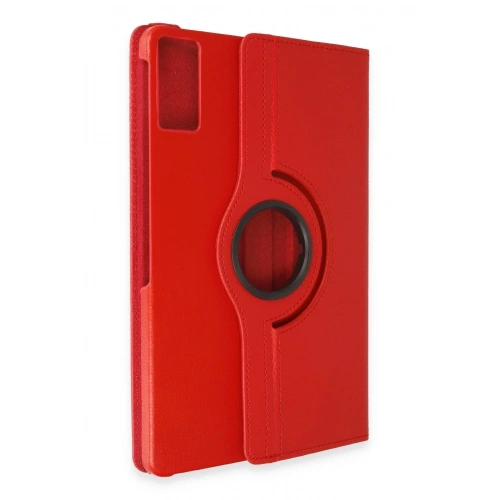 Mey İthalat®   Redmi Pad Kılıf 360 Tablet Deri Kılıf - Kırmızı