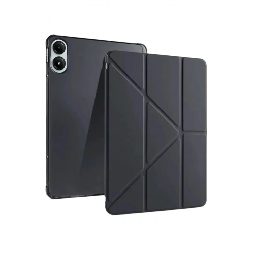 Mey İthalat®   Redmi Pad Pro 12.1 Kılıf Kalemlikli Mars Tablet Kılıfı - Siyah
