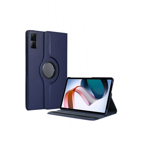 Mey İthalat®   Redmi Pad SE 4G Kılıf 360 Tablet Deri Kılıf - Lacivert