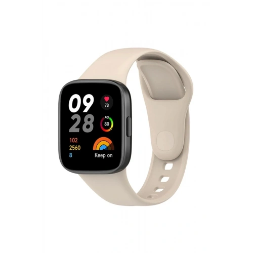 Mey İthalat®   Redmi Watch 3 Klasik Kordon - Bej