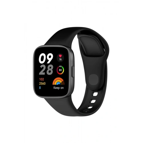 Mey İthalat®   Redmi Watch 3 Klasik Kordon - Siyah