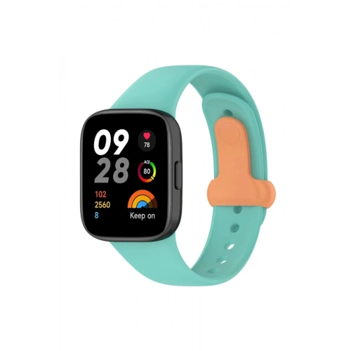 Mey İthalat®   Redmi Watch 3 Origin Silikon Kordon - Turkuaz