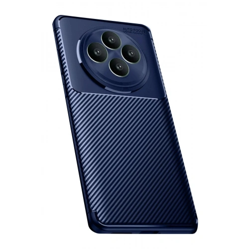 Mey İthalat®   Reno 11 FS Kılıf Auto Focus Karbon Kapak - Lacivert