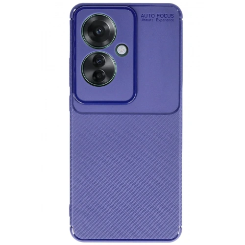 Mey İthalat®   Reno 11F Kılıf Auto Focus Karbon Kapak - Lacivert