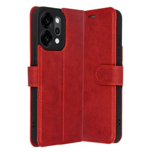 Mey İthalat®   Reno 14 Trend S Plus Kapaklı Kılıf - Kırmızı
