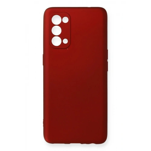 Mey İthalat®   Reno 5 Pro Kılıf First Silikon - Bordo