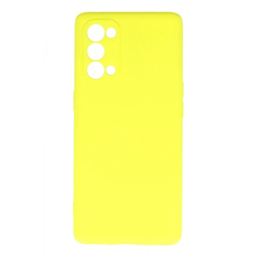 Mey İthalat®   Reno 5 Pro Kılıf First Silikon - Sarı