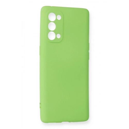 Mey İthalat®   Reno 5 Pro Kılıf First Silikon - Yeşil