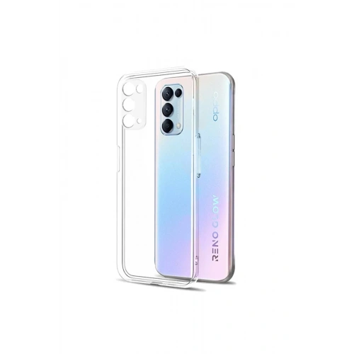 Mey İthalat®   Reno 5 Pro Kılıf Lüx Şeffaf Silikon