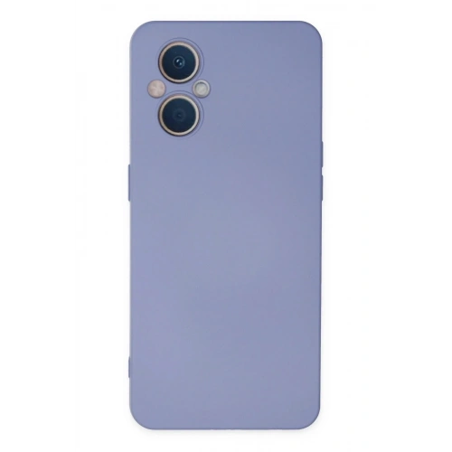Mey İthalat®   Reno 7 Lite Kılıf Nano içi Kadife Silikon - Lila
