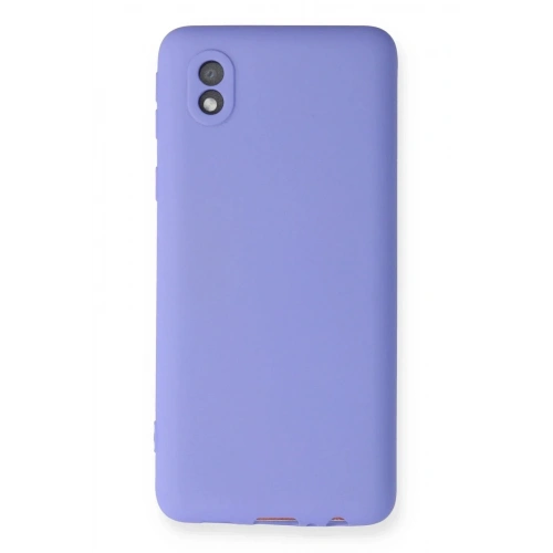 Mey İthalat®  Samsung Galaxy A01 Core Kılıf First Silikon - Lila