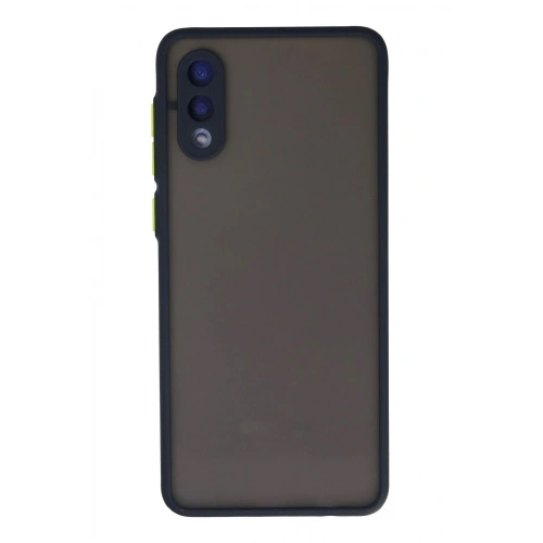 Mey İthalat®  Samsung Galaxy A02 Kılıf Montreal Silikon Kapak - Lacivert
