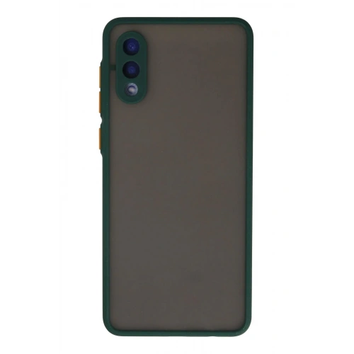 Mey İthalat®  Samsung Galaxy A02 Kılıf Montreal Silikon Kapak - Yeşil