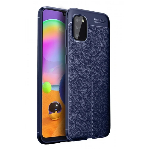 Mey İthalat®  Samsung Galaxy A02S Kılıf Auto Focus Kapak - Lacivert
