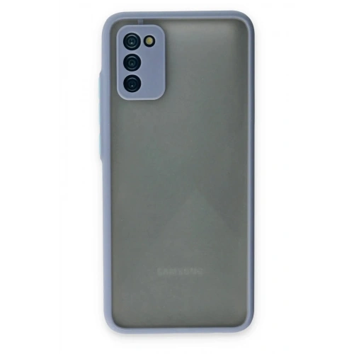 Mey İthalat®  Samsung Galaxy A02S Kılıf Montreal Silikon Kapak - Gri
