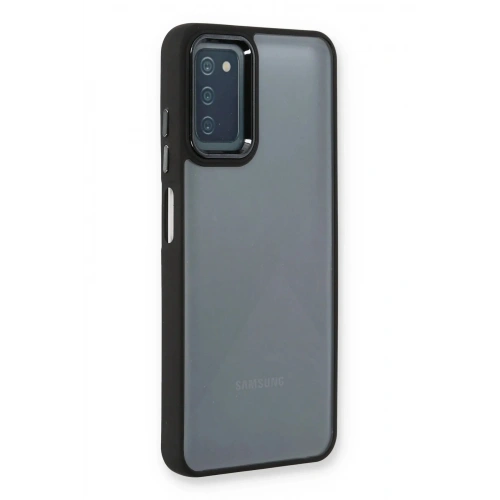 Mey İthalat®  Samsung Galaxy A03S Kılıf Dora Kapak - Siyah