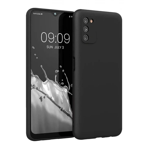 Mey İthalat®  Samsung Galaxy A03S Kılıf First Silikon - Siyah