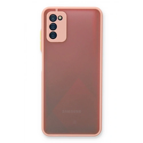 Mey İthalat®  Samsung Galaxy A03S Kılıf Montreal Silikon Kapak - Pembe