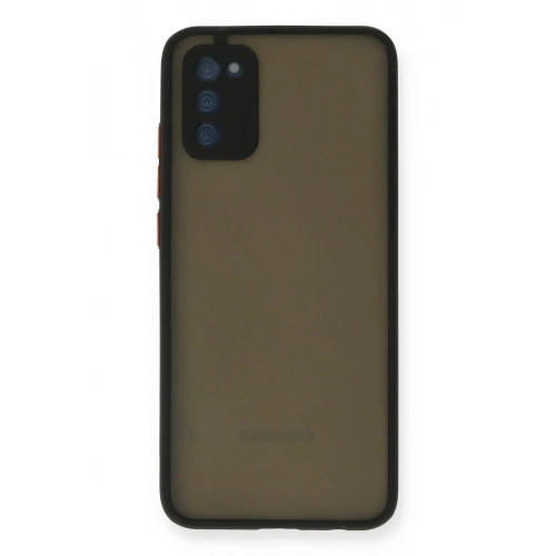 Mey İthalat®  Samsung Galaxy A03S Kılıf Montreal Silikon Kapak - Siyah