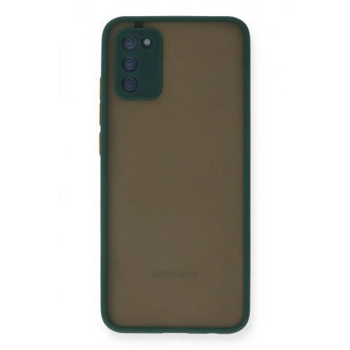 Mey İthalat®  Samsung Galaxy A03S Kılıf Montreal Silikon Kapak - Yeşil