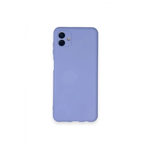 Mey İthalat®  Samsung Galaxy A04 Kılıf Nano içi Kadife Silikon - Lila