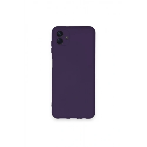 Mey İthalat®  Samsung Galaxy A04 Kılıf Nano içi Kadife Silikon - Mor