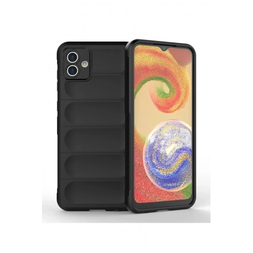 Mey İthalat®  Samsung Galaxy A04 Kılıf Optimum Silikon - Siyah