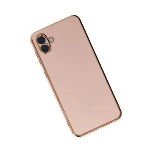Mey İthalat®  Samsung Galaxy A04 Kılıf Volet Silikon - Pembe