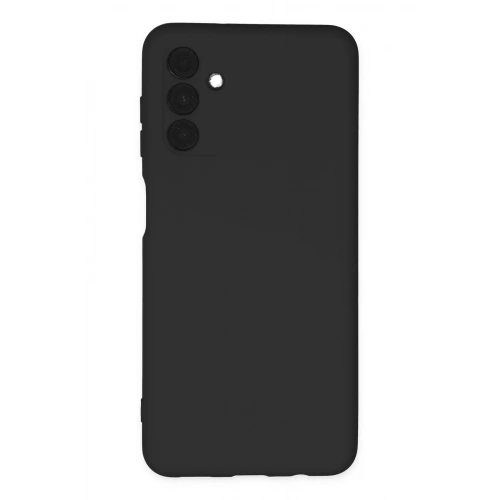 Mey İthalat®  Samsung Galaxy A04S Kılıf Nano içi Kadife Silikon - Siyah