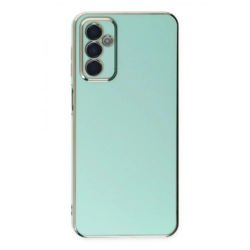 Mey İthalat®  Samsung Galaxy A04S Kılıf Volet Silikon - Açık Yeşil