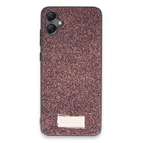 Mey İthalat®  Samsung Galaxy A05 Bright Simli Kapak - Derin Mor