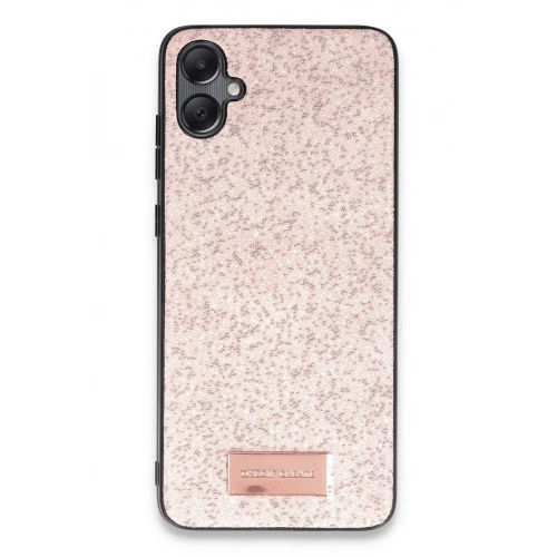 Mey İthalat®  Samsung Galaxy A05 Bright Simli Kapak - Pembe